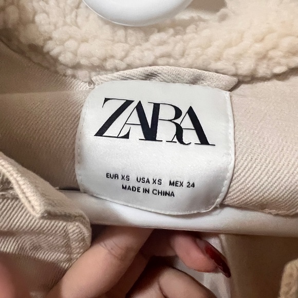 Zara Fleece Jacket XS - Picture 2 of 3